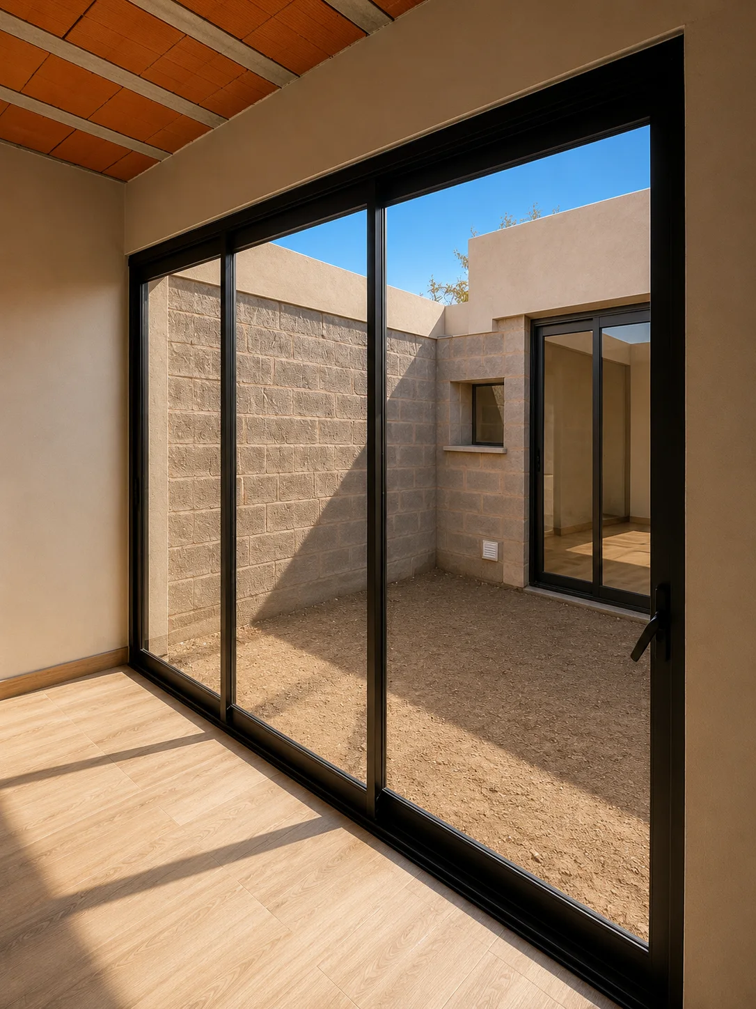 Puerta ventana 3 hojas corrediza